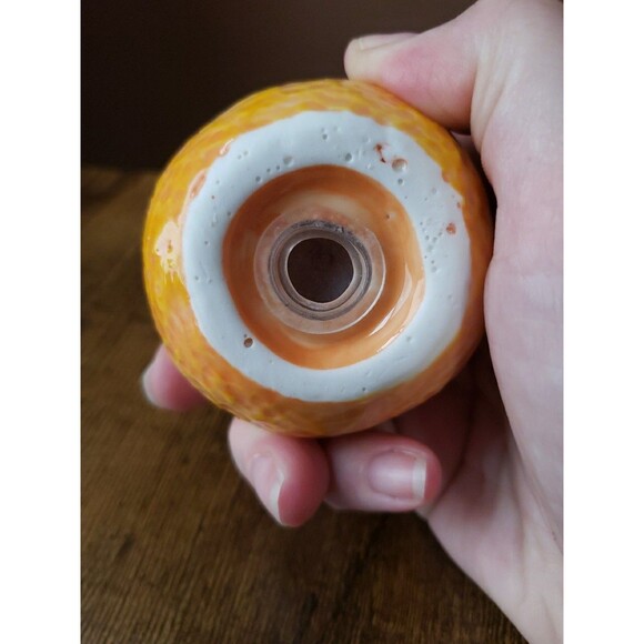 Cracker Barrel Stoneware Oranges Salt & Pepper Set Fruit Crate Vintage Kitsch - Picture 11 of 15